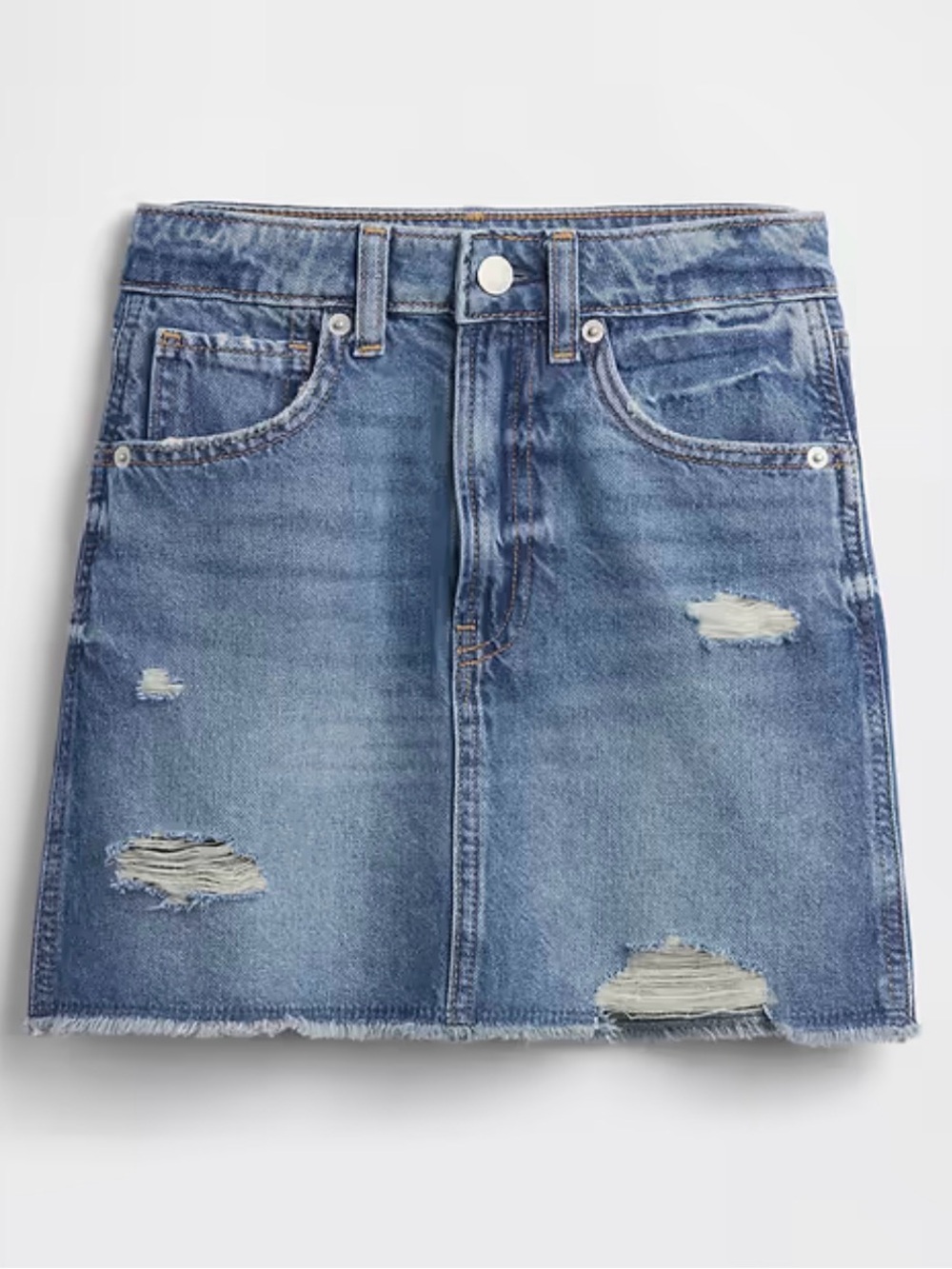 Gap denim mini skirt